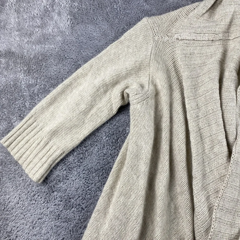 TWENTY ONE Knit Open Front Cardigan Wrap Womens‎ Small Beige